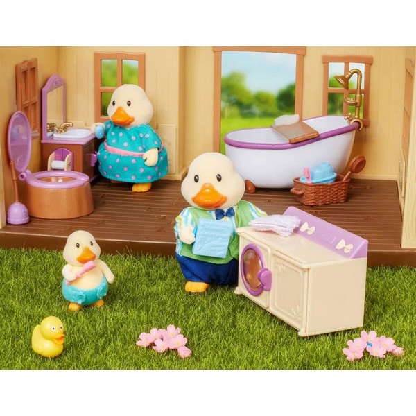 Продукт Battat Li′l Woodzeez, Баня - Комплект за игра, 16 части - 0 - BG Hlapeta