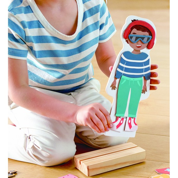 Продукт Hape Мода - Образователен магнитен пъзел, 62 части - 0 - BG Hlapeta