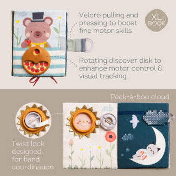 Продукт Taf Toys Книжка за противоположности - Образователна книжка - 0 - BG Hlapeta