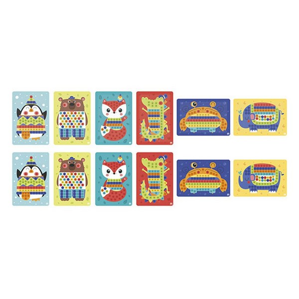 Eurekakids Мозайка с животни - Образователна игра, 160 части