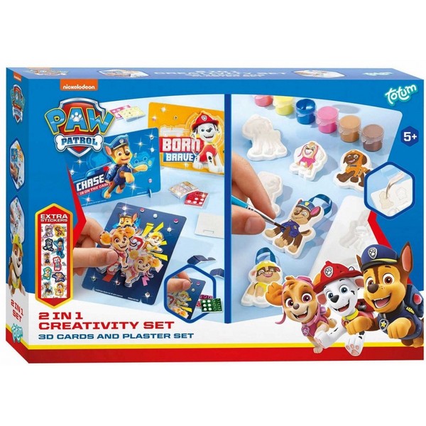 Totum Paw Patrol Направи сам - Творчески комплект, 2 в 1