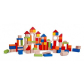 Classic world - Дървен конструктор с кубчета, 100 бр. Продукт Classic world - Дървен конструктор с кубчета, 100 бр. - 7 - BG Hlapeta