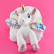 Robetoy White Unicorn - 3D детска раничка за момиче, 30 см 3