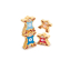 Hape Влакче с маймунки - Детски игрален комплект, 16 части 3