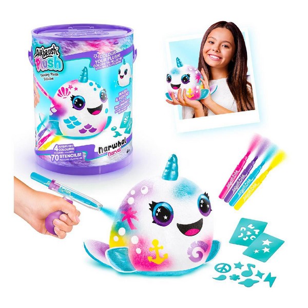 Продукт Canal Toys Мини плюшена играчка за оцветяване - Творчески комплект, 15 см, асортимент - 0 - BG Hlapeta