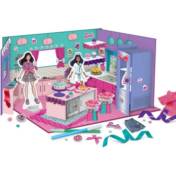 Продукт Lisciani Направи си сам кухнята на Барби - Творчески комплект - 0 - BG Hlapeta