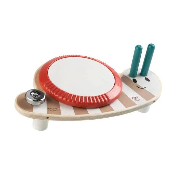 Продукт Hape Барабан, Охлюв - Музикална играчка, 31 см - 0 - BG Hlapeta
