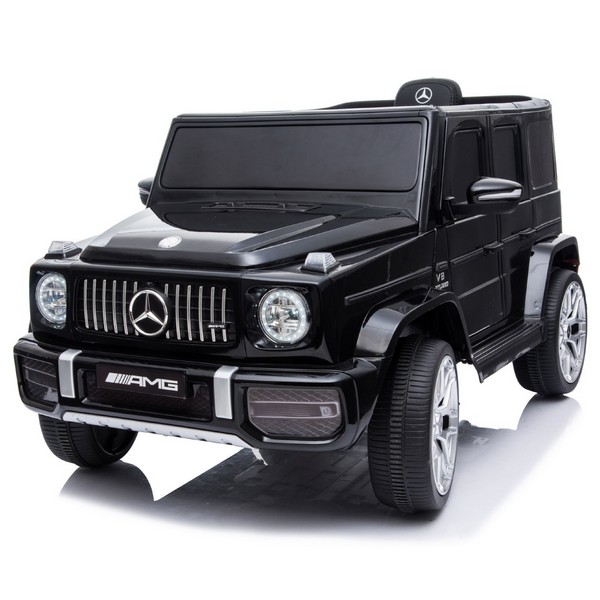 Продукт Акумулаторен Джип Mercedes AMG G63 с ЛИТИЕВО-ЙОННА батерия , с меки гуми и кожена седалка, 2025г - 0 - BG Hlapeta