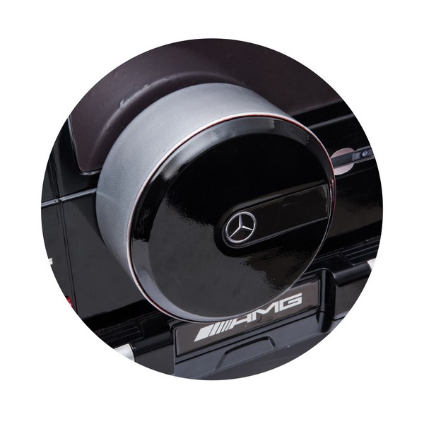 Продукт Акумулаторен Джип Mercedes AMG G63 с ЛИТИЕВО-ЙОННА батерия , с меки гуми и кожена седалка, 2025г - 0 - BG Hlapeta