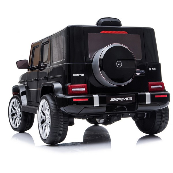 Продукт Акумулаторен Джип Mercedes AMG G63 с ЛИТИЕВО-ЙОННА батерия , с меки гуми и кожена седалка, 2025г - 0 - BG Hlapeta