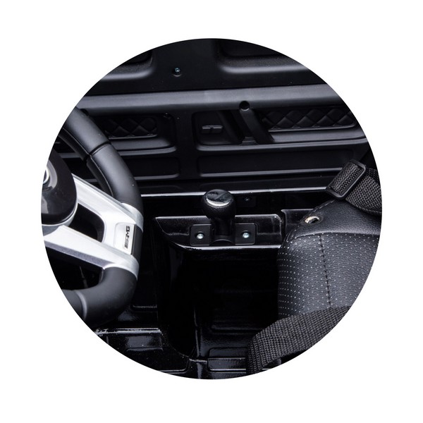 Продукт Акумулаторен Джип Mercedes AMG G63 с ЛИТИЕВО-ЙОННА батерия , с меки гуми и кожена седалка, 2025г - 0 - BG Hlapeta