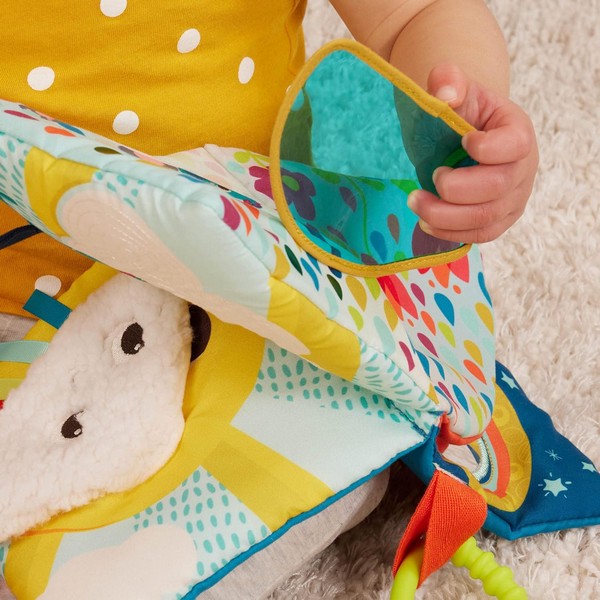 Продукт Battat Дъга - Сензорна бебешка книжка, , 15 x 4 x 16 cm - 0 - BG Hlapeta