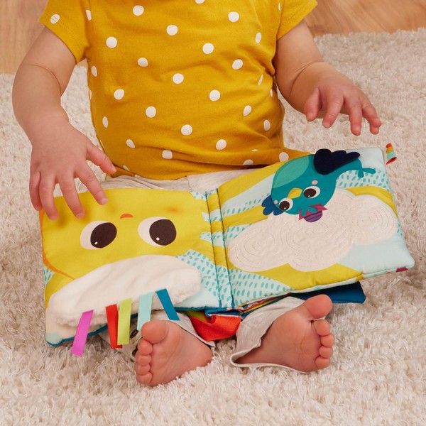 Продукт Battat Дъга - Сензорна бебешка книжка, , 15 x 4 x 16 cm - 0 - BG Hlapeta