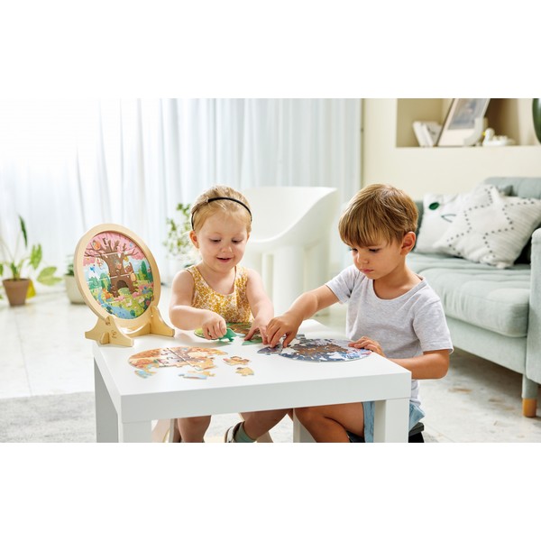 Продукт Hape сезони - Образователен дървен пъзел - 0 - BG Hlapeta