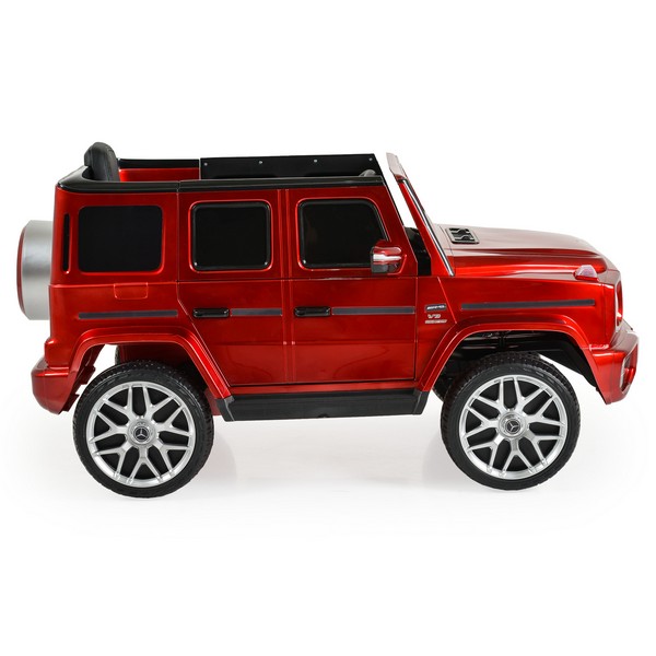 Акумулаторен джип Mercedes-AMG G63 12V, с меки гуми и кожена седалка Продукт Акумулаторен джип Mercedes-AMG G63 12V, с меки гуми и кожена седалка - 0 - BG Hlapeta