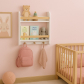 GINGER HOME - Детска Етажерка, Стенна с Рафтове и Закачалки, Бяла, За Детска Стая Продукт GINGER HOME - Детска Етажерка, Стенна с Рафтове и Закачалки, Бяла, За Детска Стая - 2 - BG Hlapeta