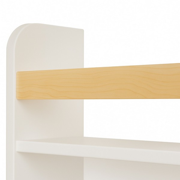 Продукт GINGER HOME - Детска Етажерка, Стенна с Рафтове и Закачалки, Бяла, За Детска Стая - 0 - BG Hlapeta