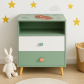 GINGER HOME FOREST Мече - Детски Шкаф за Играчки и Дрехи, Етажерка с за Детска Стая с 2 чекмеджета Продукт GINGER HOME FOREST Мече - Детски Шкаф за Играчки и Дрехи, Етажерка с за Детска Стая с 2 чекмеджета - 2 - BG Hlapeta