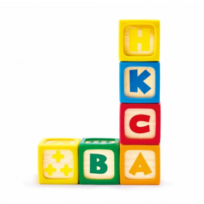 Hape - Образователни кубчета, 10бр.
