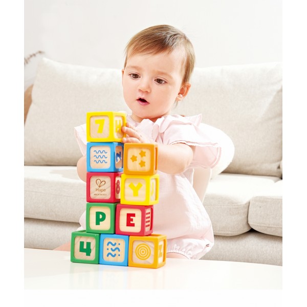 Продукт Hape - Образователни кубчета, 10бр. - 0 - BG Hlapeta