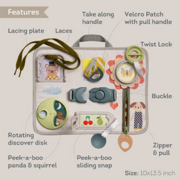 Продукт Taf Toys Дъска с активности - Образователна играчка - 0 - BG Hlapeta