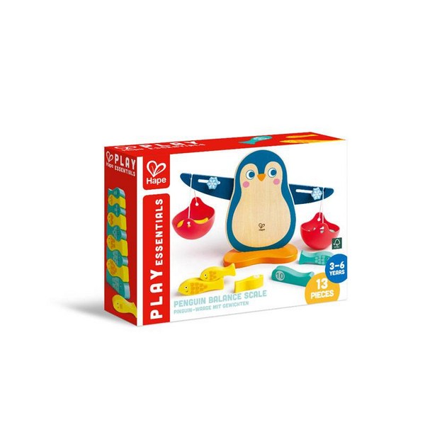 Hape Везна за балансиране, Пингвин - Образователен комплект, 13 части Продукт Hape Везна за балансиране, Пингвин - Образователен комплект, 13 части - 0 - BG Hlapeta