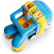 WOW Toys Камионът за почистване на улици на Тейлър - Количка за игра 4