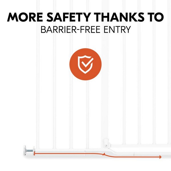 Hauck Clear Step 2 - Предпазна преграда за бебе + удължител 21 см Продукт Hauck Clear Step 2 - Предпазна преграда за бебе + удължител 21 см - 0 - BG Hlapeta