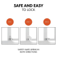 Hauck Clear Step 2 - Предпазна преграда за бебе + удължител 21 см Продукт Hauck Clear Step 2 - Предпазна преграда за бебе + удължител 21 см - 5 - BG Hlapeta
