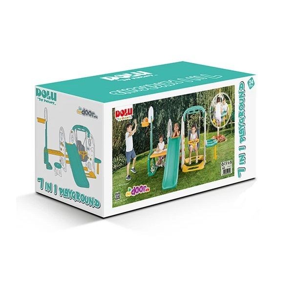 Продукт Dolu Пастел - Детска площадка за игра 7в1 - 0 - BG Hlapeta