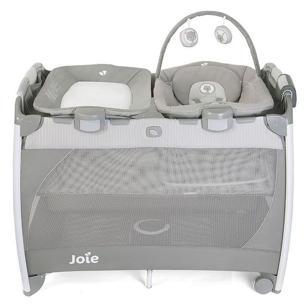 Продукт Joie excursion change and bounce - Бебешка кошара, с шезлонг с вибрация и музика и подложка за повиване - 0 - BG Hlapeta