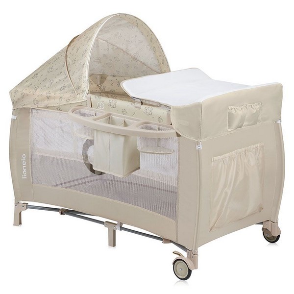 Продукт Lionelo Sven Plus - Бебешка кошара с комарник, подложка за повиване и интерактивна играчка - 0 - BG Hlapeta