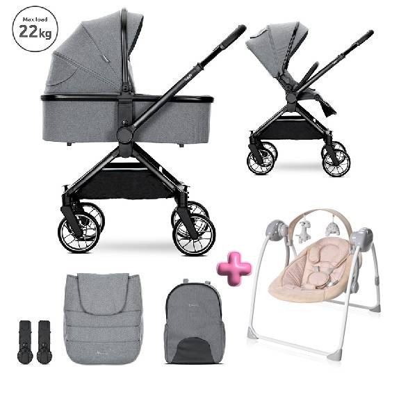 Продукт Lorelli REYA Детска количка 2в1 + ПОДАРЪК Люлка Portofino 2в1, beige dots - 0 - BG Hlapeta