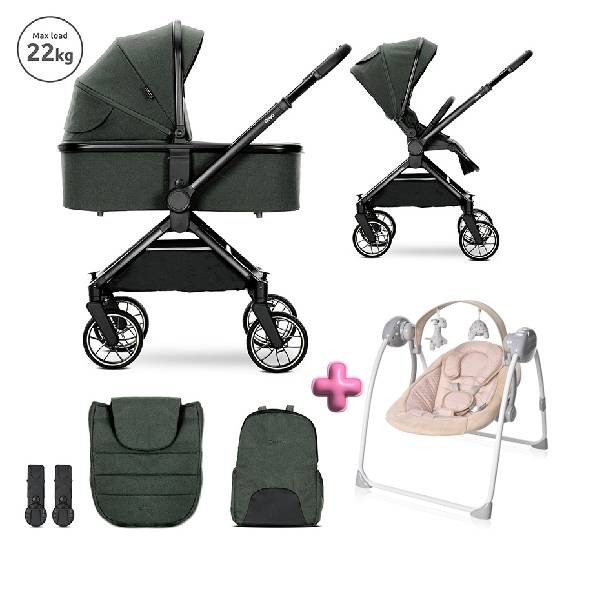 Продукт Lorelli REYA Детска количка 2в1 + ПОДАРЪК Люлка Portofino 2в1, beige dots - 0 - BG Hlapeta