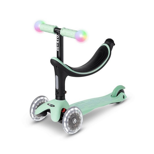 Продукт Micro Mini2Grow Deluxe Magic LED - Детска тротинетка 3в1 - 0 - BG Hlapeta