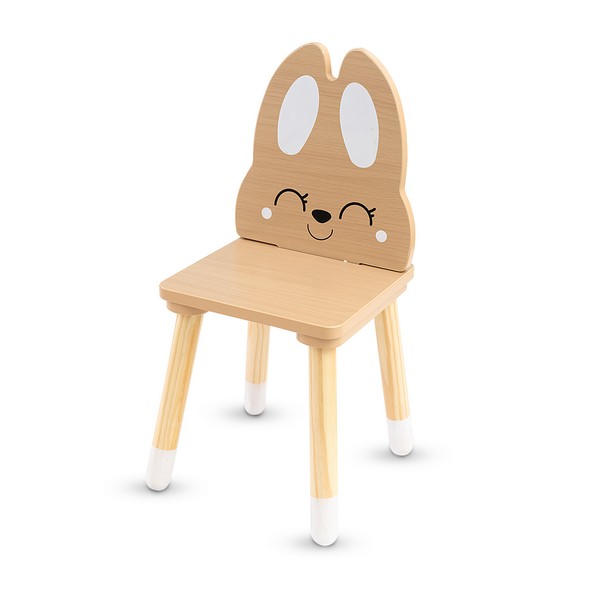 Продукт Moni Cute Bunny - Дървена маса с 2 стола - 0 - BG Hlapeta