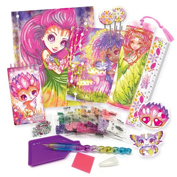 Продукт Nebulous Stars Петулия - Комплект за рисуване с блестящи камъни - 0 - BG Hlapeta