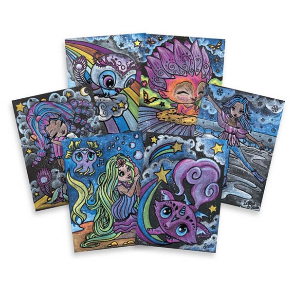 Продукт Nebulous Stars Еклипсия - Комплект за рисуване с черни страници - 0 - BG Hlapeta