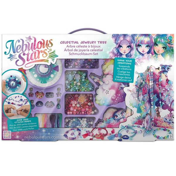 Продукт Nebulous Stars - Дърво за бижута Селестиал, с творчески комплект за гривни - 0 - BG Hlapeta