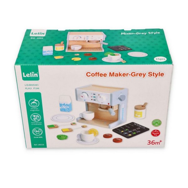 Продукт Lelin Toys - Кафемашина, с чашки за кафе и чай - 0 - BG Hlapeta