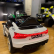 Акумулаторна кола Audi RS e-tron 717 ПОЛИЦИЯ 12V, с меки гуми и кожена седалка