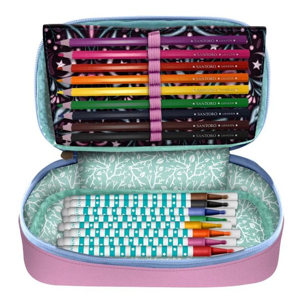 Продукт Santoro Gorjuss In The Forest Fairy Dusk - Овален несесер със съдържание - 0 - BG Hlapeta