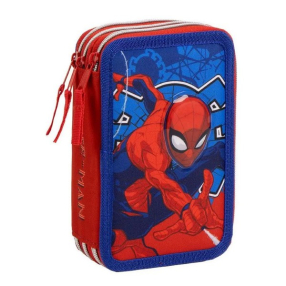 Spiderman - Ученически несесер с три отделения и съдържание