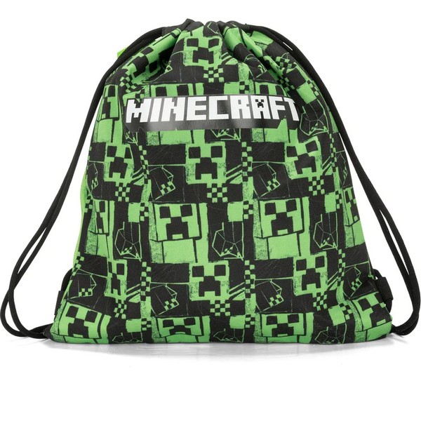 Minecraft Green - Ученическа спортна торба