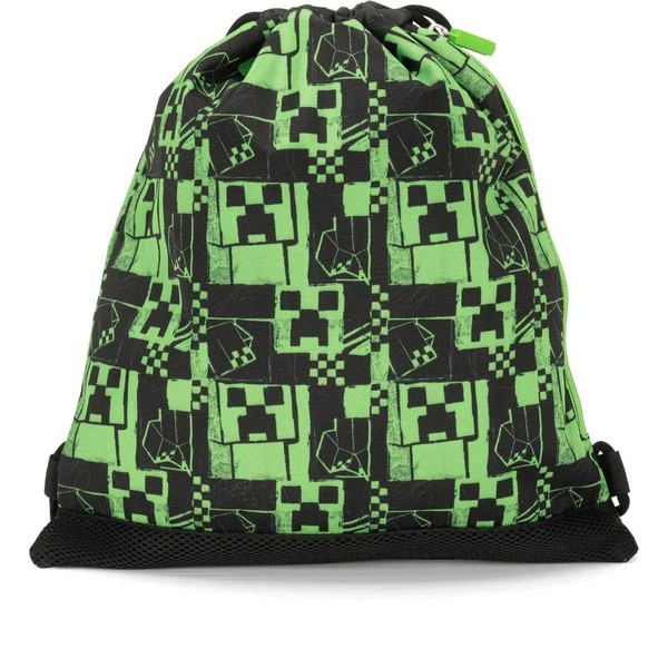 Продукт Minecraft Green - Ученическа спортна торба - 0 - BG Hlapeta