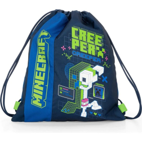 Minecraft Creeper Anatomy Neon - Ученическа спортна торба