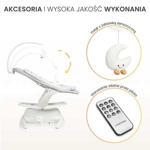 Продукт Caretero Noco Rocker - Шезлонг И Люлка 2В1 - 0 - BG Hlapeta