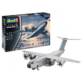 Revell Британски легенди, Airbus A400M Atlas RAF - Сглобяем модел, 212 части