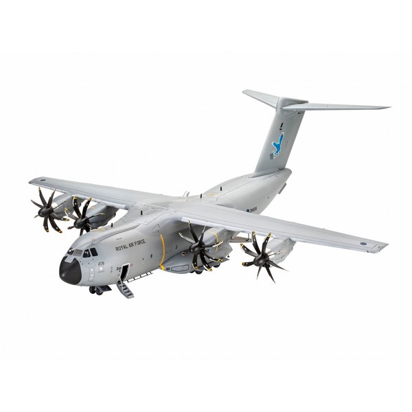 Продукт Revell Британски легенди, Airbus A400M Atlas RAF - Сглобяем модел, 212 части - 0 - BG Hlapeta