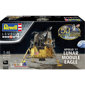 Revell Apollo 11, Лунен модул Eagle - Сглобяем модел, 75 части